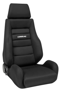 Corbeau GTS II Reclining Seat Pair (Driver & Passenger) - Black Cloth 20301PR