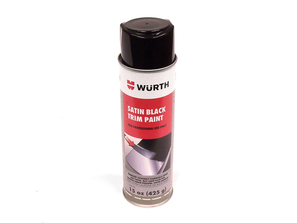 WURTH Flexible Trim Paint Satin Black - 15 oz