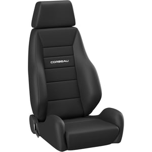 Corbeau GTS II Reclining Seat Pair (Driver & Passenger) - Black Cloth 20301PR