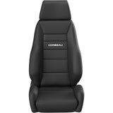 Corbeau GTS II Reclining Seat Pair (Driver & Passenger) - Black Cloth 20301PR