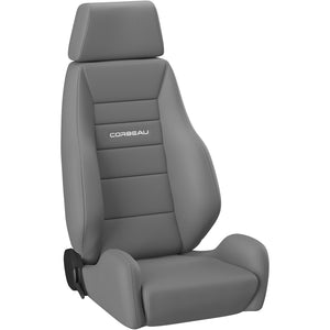 Corbeau GTS II Reclining Seat Pair (Driver & Passenger) - Grey Cloth 20309PR
