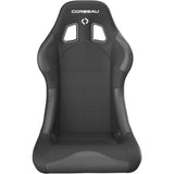 Corbeau Forza Fixed Back Racing Seat - Black Cloth 29101