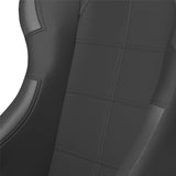 Corbeau Forza Fixed Back Racing Seat - Black Cloth 29101