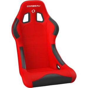 Corbeau Forza Fixed Back Racing Seat - Red Cloth 29107