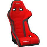 Corbeau FX1 Pro Fixed Back Racing Seat - Black/Red Cloth 29507P
