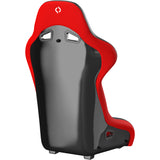 Corbeau FX1 Fixed Back Racing Seat - Black/Red Cloth 29507