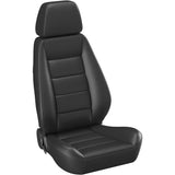 Corbeau Sport Seat Reclining Seat Pair (Driver & Passenger) - Black Vinyl 90010PR