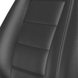 Corbeau Sport Seat Reclining Seat Pair (Driver & Passenger) - Black Vinyl 90010PR