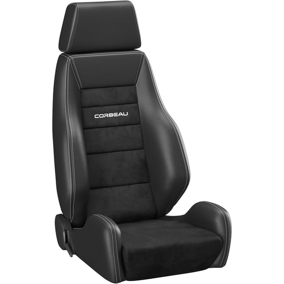 Corbeau GTS II Reclining Seat Pair (Driver & Passenger) - Black Leather/Microsuede
 LS20301PR