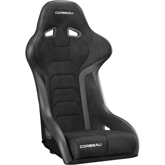 Corbeau FX1 Pro Fixed Back Racing Seat - Black Microsuede/Vinyl S29501P