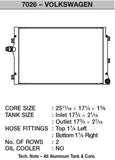 CSF 7026 06-09 Volkswagen Golf/GTI / 06-09 Volkswagen Jetta/GLI Radiator