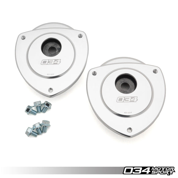 034MOTORSPORT DYNAMIC+ CAMBER MOUNTS - VW MK7 GOLF/GTI/R & AUDI 8V/8S/A3/S3/RS3/TT/TTS/TTRS