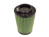 Green Filter High Performance Cone Air Filter - Green Color Replacement for 15082, 15083, 15084, 15091, 15091.6 Air Intakes