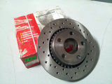 Zimmermann Drilled Front Rotor Set - Audi Quattro 83-85 / Audi 5000 Turbo 80-86