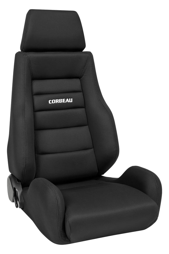 Corbeau GTS II Reclining Seat Pair (Driver & Passenger) - Black Cloth 20301PR