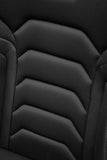 Corbeau FX1 Wide Fixed Back Racing Seat - Black Cloth/Vinyl 29501W