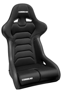 Corbeau FX1 Wide Fixed Back Racing Seat - Black Cloth/Vinyl 29501W