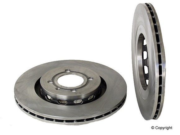 Brake Rotor, 11 Inch vented front, 4-lug - VW Corrado G60