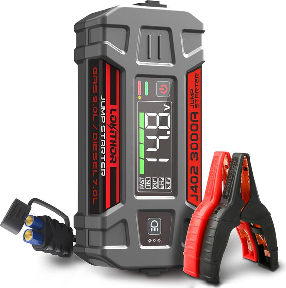 LOKITHOR J402 Jump Starter 100W Two-way Fast Charging 3000Amp