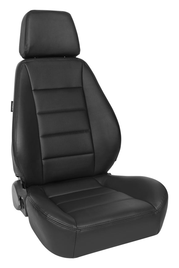 Corbeau Sport Seat Reclining Seat Pair (Driver & Passenger) - Black Vinyl 90010PR