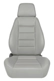 Corbeau Sport Seat Reclining Seat Pair (Driver & Passenger) - Charcoal Vinyl 90090PR