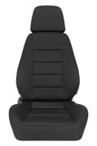 Corbeau Sport Seat Reclining Seat Pair (Driver & Passenger) - Black Neoprene 90111PR