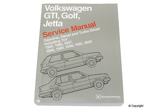Bentley Repair Manual VW Mk2 Golf/Jetta 8v/16v 1985-92