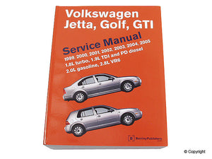 Bentley Repair Manual VW Mk4 Golf/Jetta 1999-2005 all