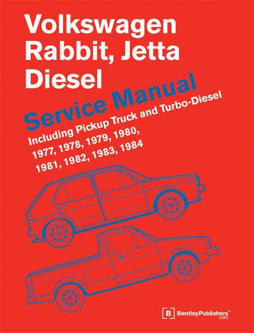 Bentley Repair Manual - VW Mk1 Rabbit/Jetta Diesel 77-84