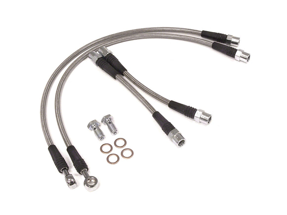 Stainless Steel Braided Brake Line Set - VW Mk4