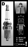 Brisk Racing Spark Plug DR14ZC