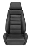 Corbeau GTS II Reclining Seat Pair (Driver & Passenger) - Black Leather L20301PR