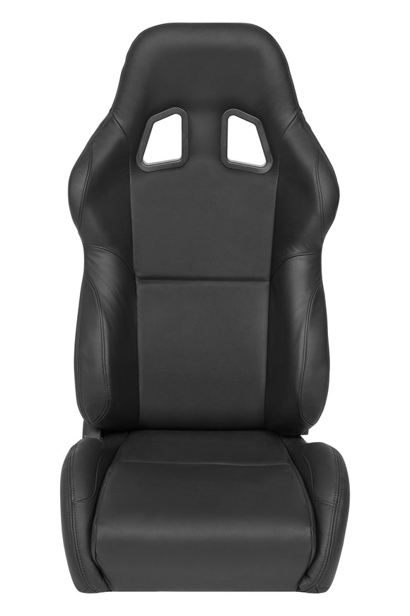 Corbeau A4 Reclining Seat Pair (Driver & Passenger) - Black Leather L60091PR
