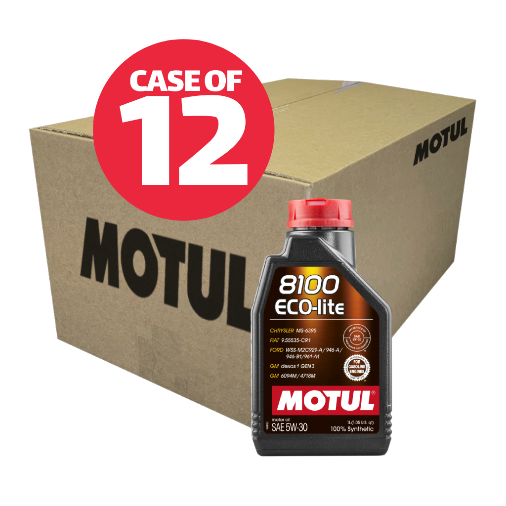 MOTUL 8100 ECO-LITE 5W30 Motoröl – 1 Liter, Für Hochleistungsmotoren, Sparsam & Effizient